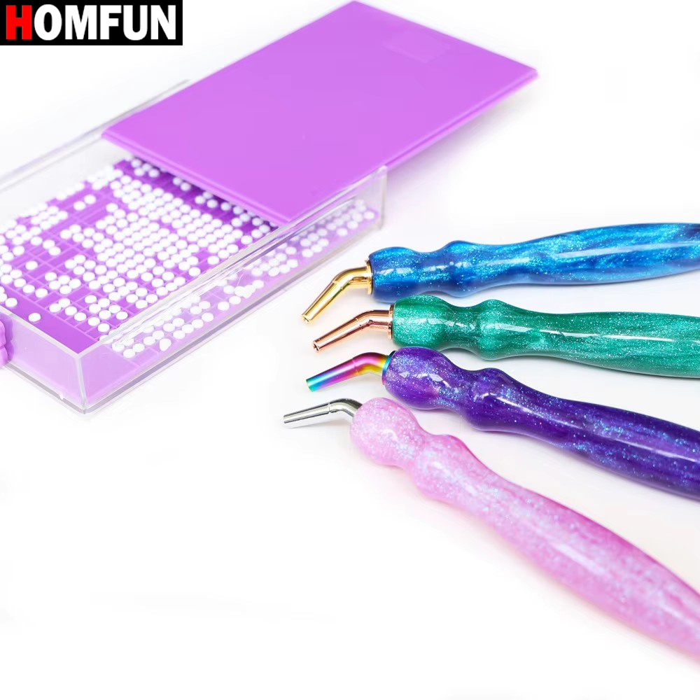 Nail Art Full Color - HOMFUN 5D Diamond Painting Pen Set
