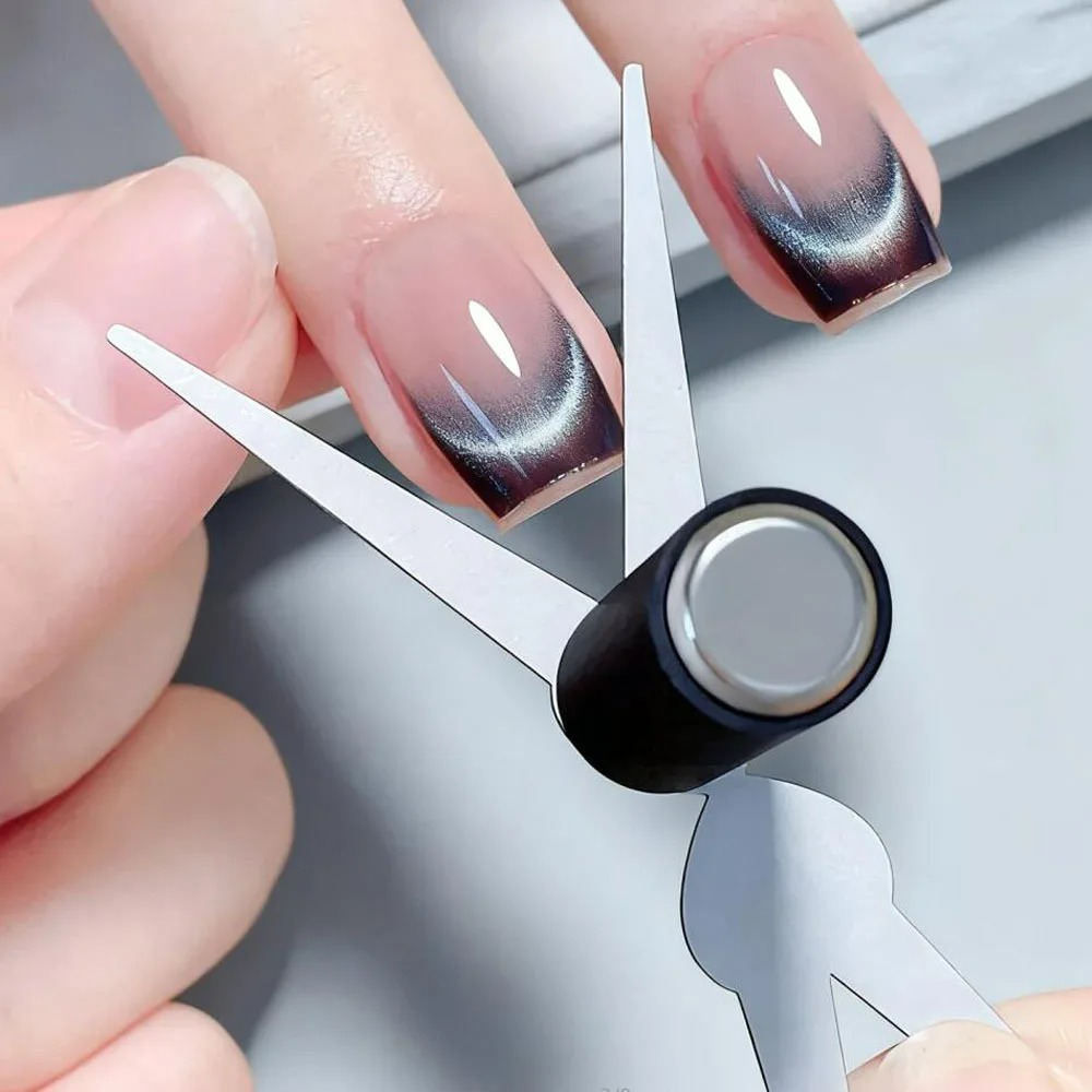 Nail Art Full Color - 1/2Pcs Double-Head French Nail Art Magnet