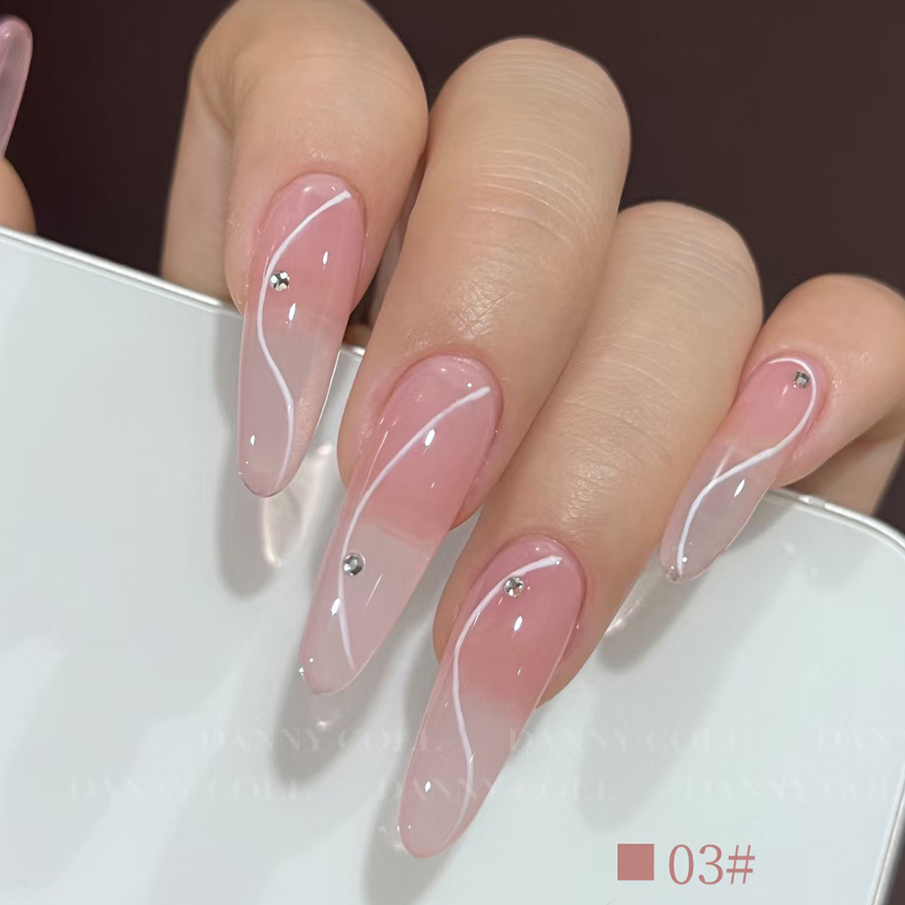23 Pcs France Naked Color Gel  - đánh giá và giá Nail Art France