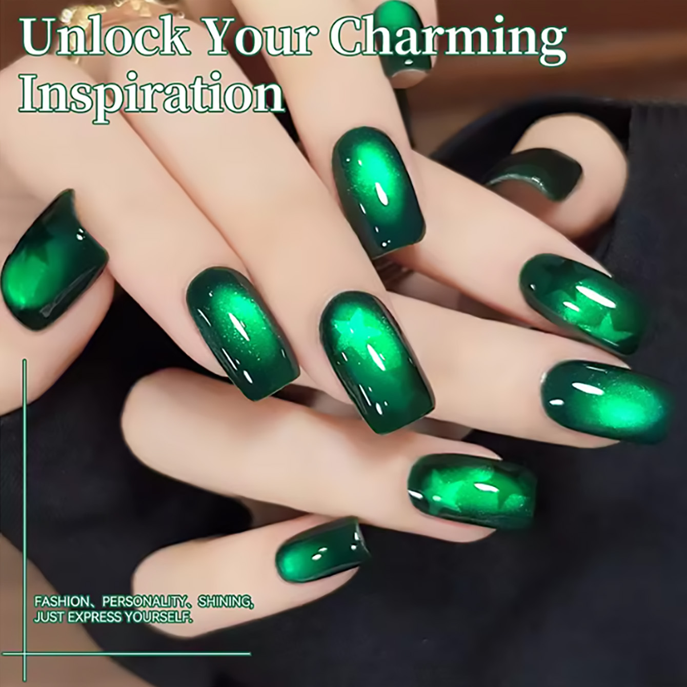 ZH 12ML Emerald Green Magnet C - đánh giá và giá Nail Art Emerald Green