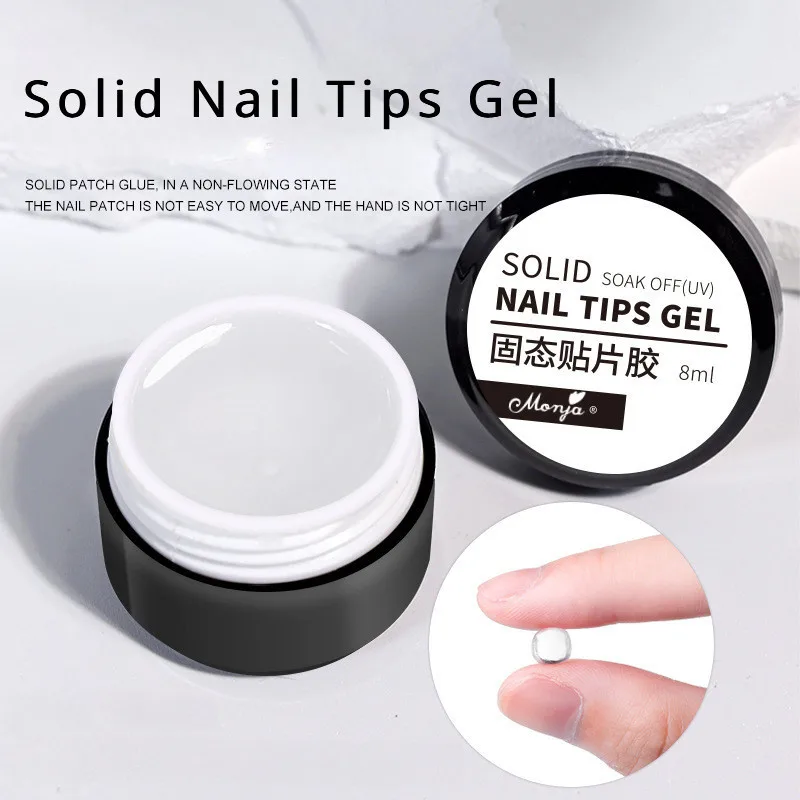 3pcs/set Solid Nail Tips Gel S - đánh giá và giá Nail Art Full Color
