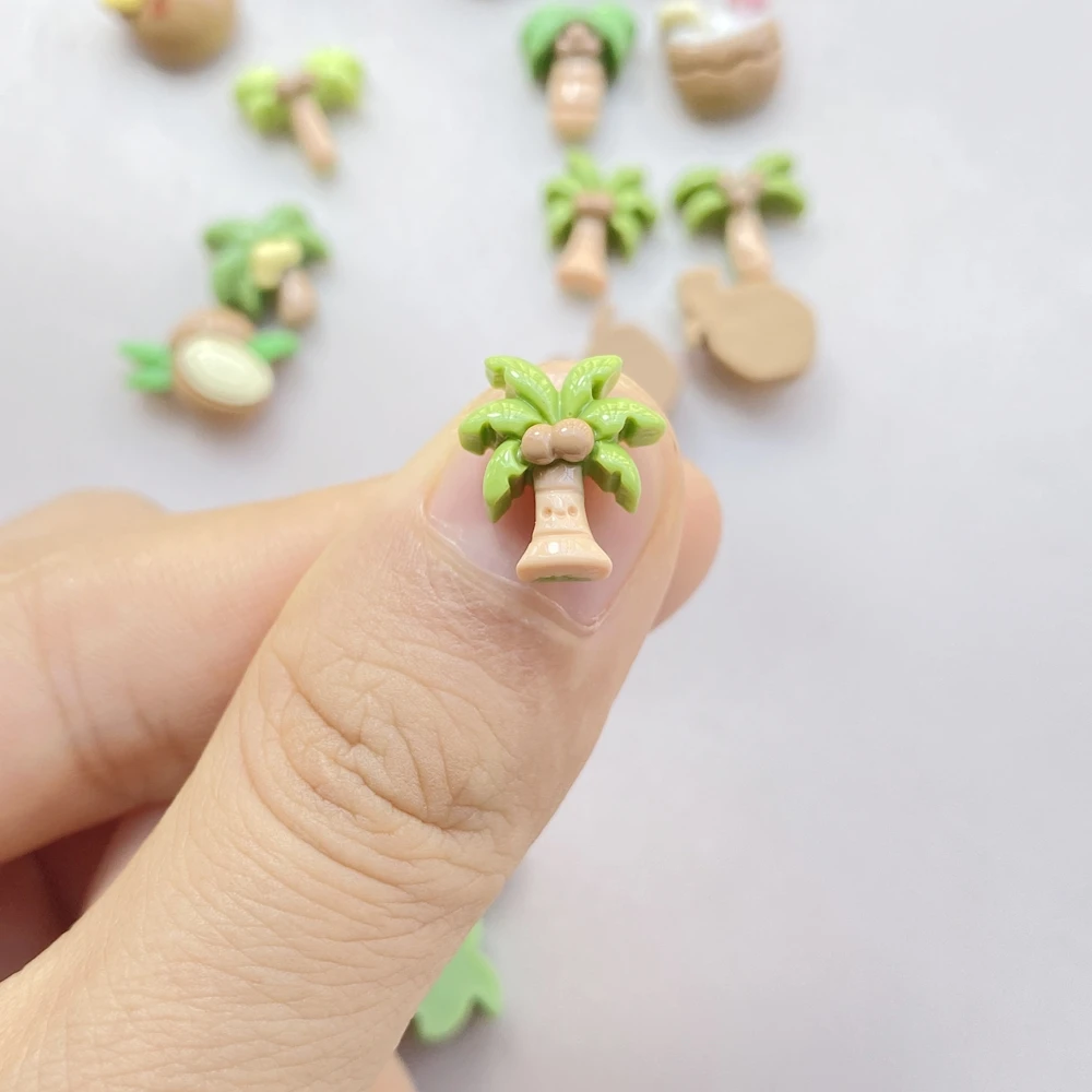 20Pcs Cute Cartoon Coconut Dri - đánh giá và giá Nail Art Motif