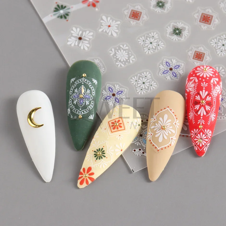 3D Bohemian Matte New Nail Sti - đánh giá và giá Nail Art France