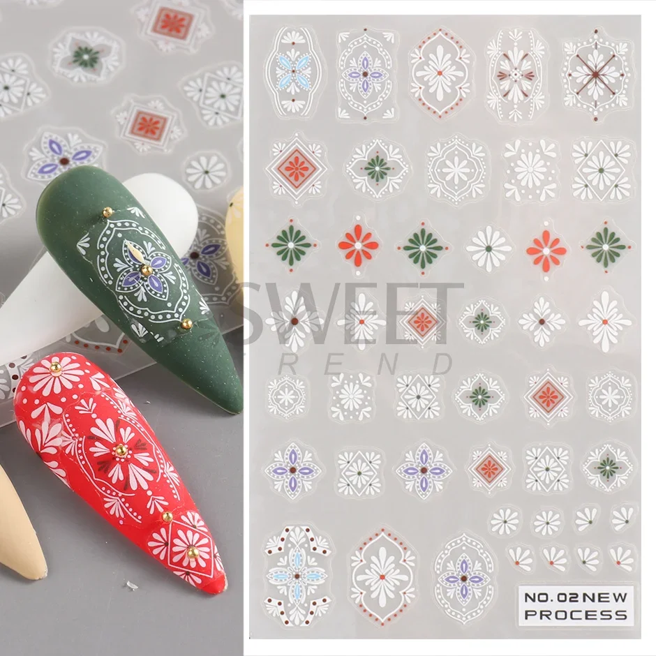 3D Bohemian Matte New Nail Sti - đánh giá và giá Nail Art France