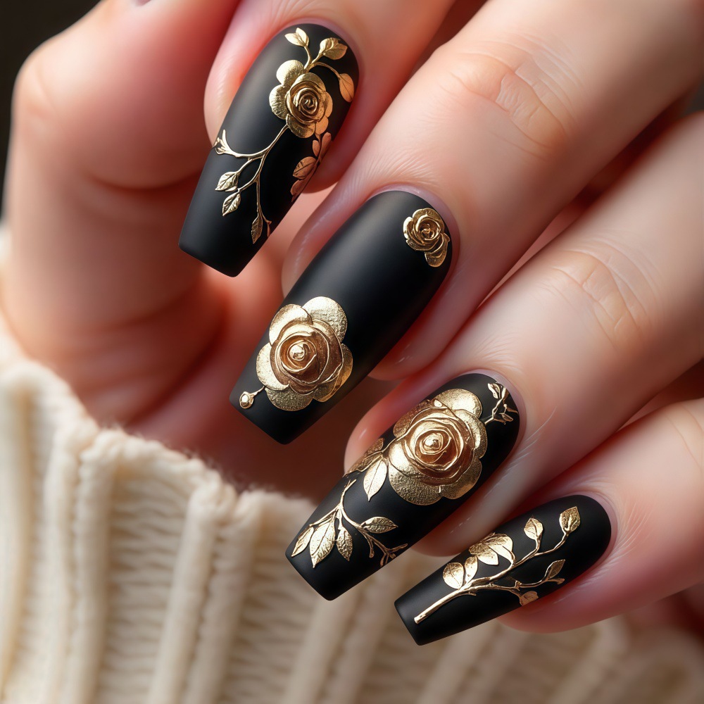 3D fake nails for women girls  - đánh giá và giá Nail Art Flower