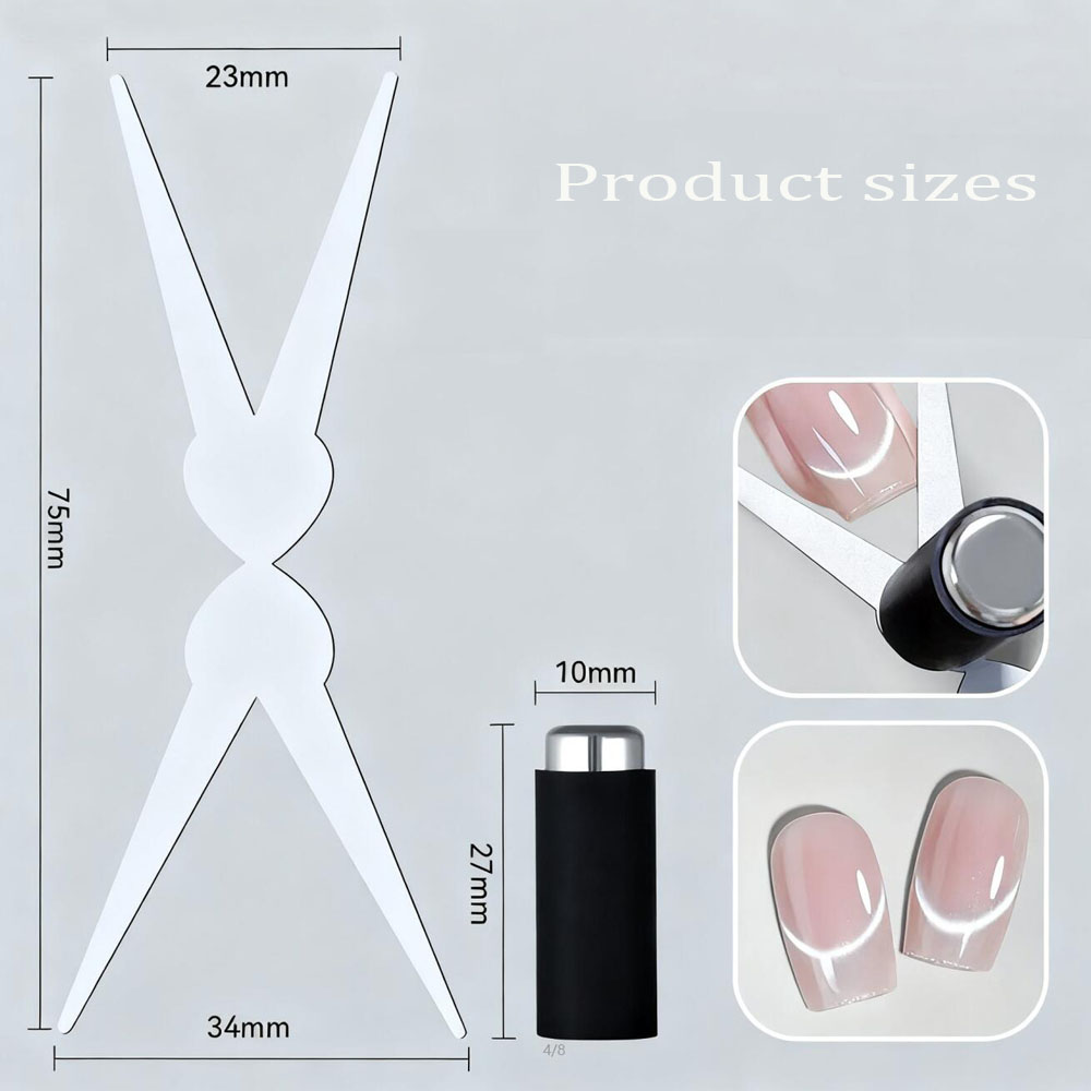 3D Double Headed Nails French  - đánh giá và giá Nail Art Full Color