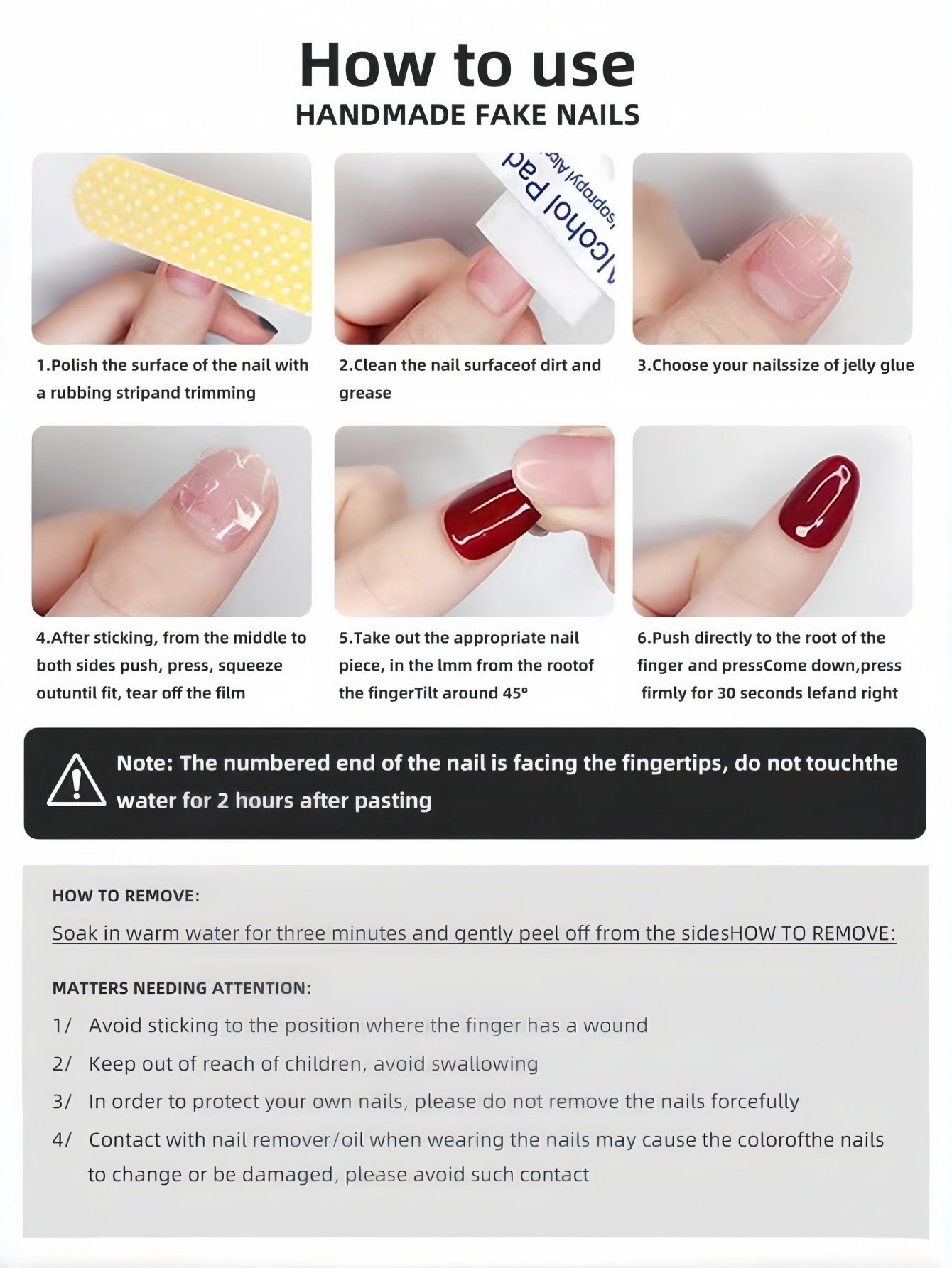 10 Pieces of Medium-Length Alm - đánh giá và giá Nail Art Red