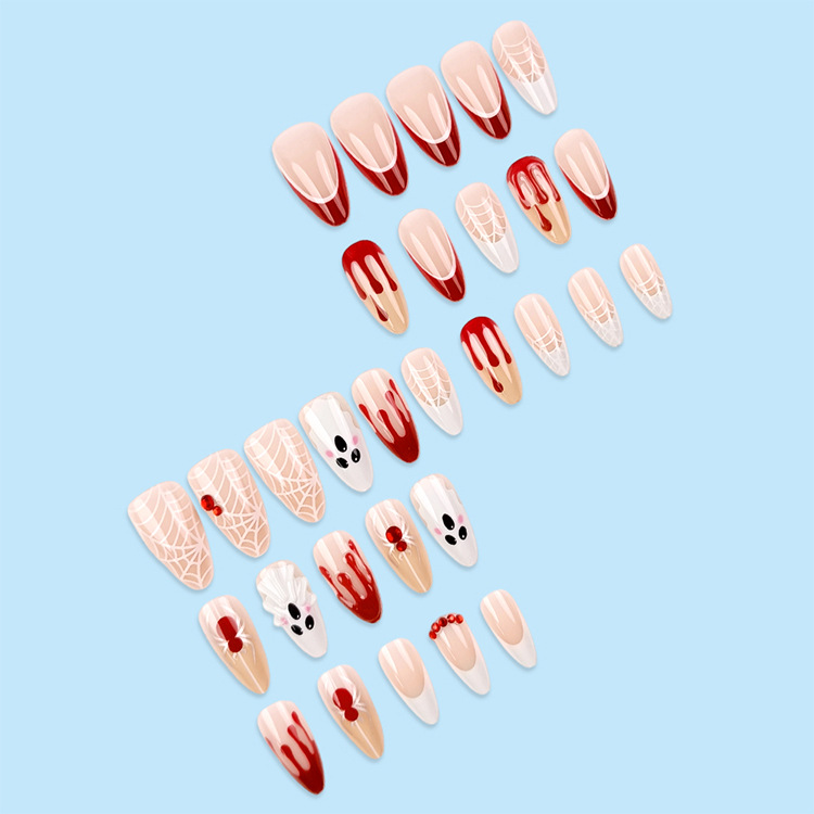 Fake Nails Easy Application Pr - đánh giá và giá Nail Art Red