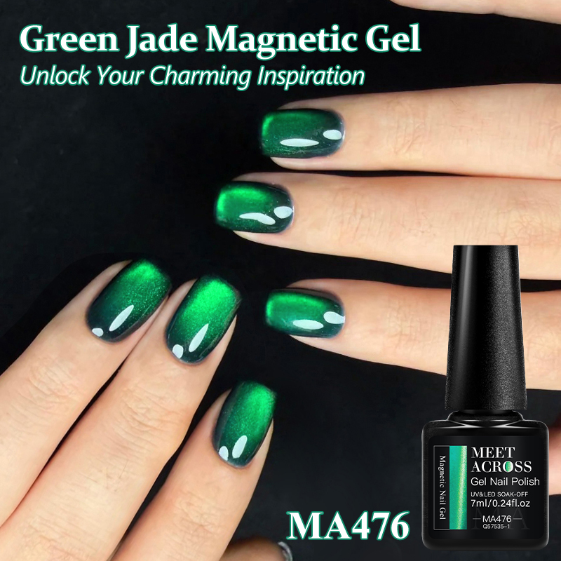 7ml Emerald Green Cat Magnetic - đánh giá và giá Nail Art Emerald Green
