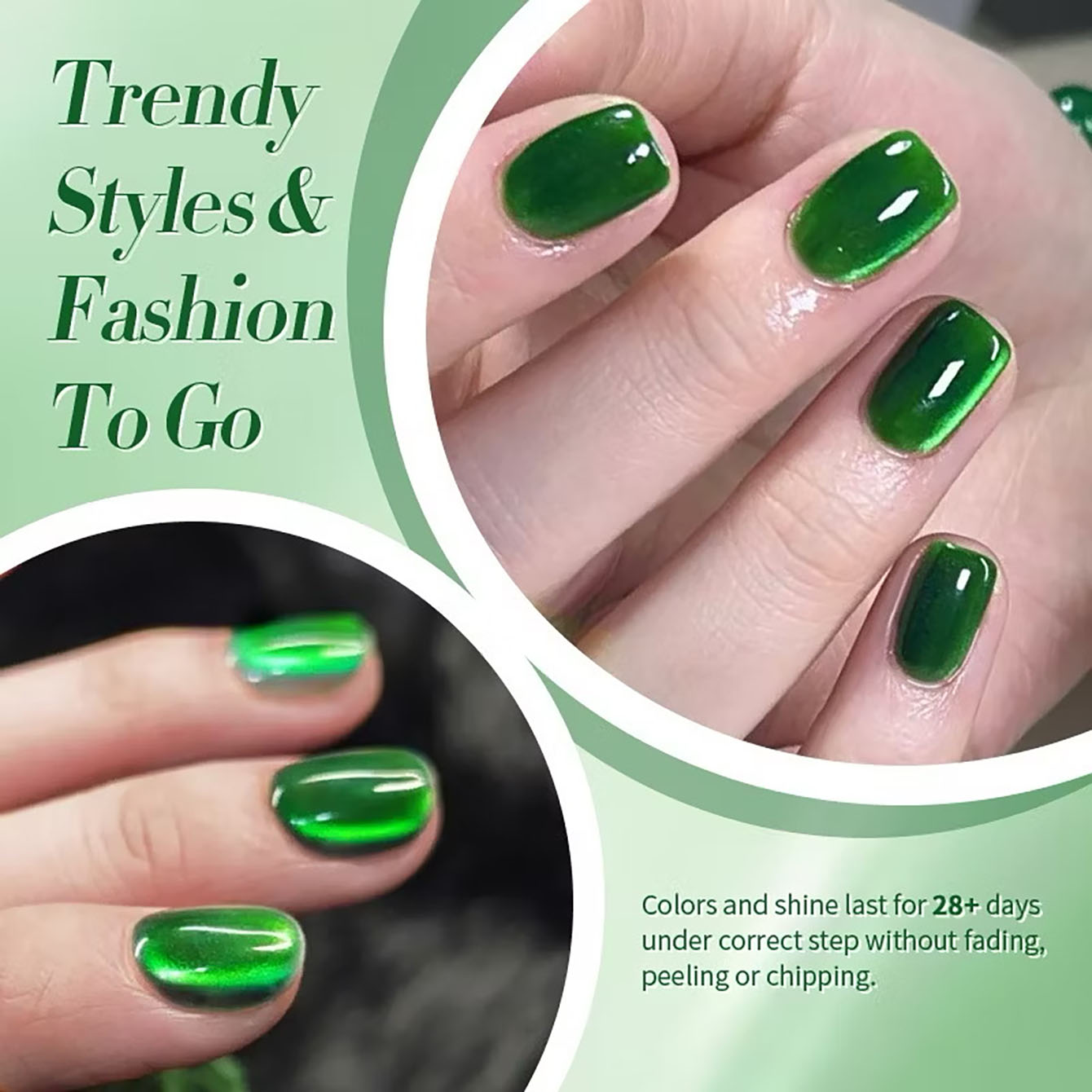 MIANEL 10ML Green Nail Polish  - đánh giá và giá Nail Art Emerald Green