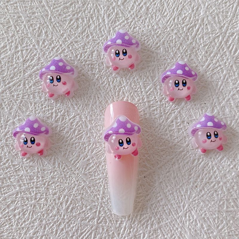 2/10/20pcs Kirby Nail Charms 3 - đánh giá và giá Nail Art Motif