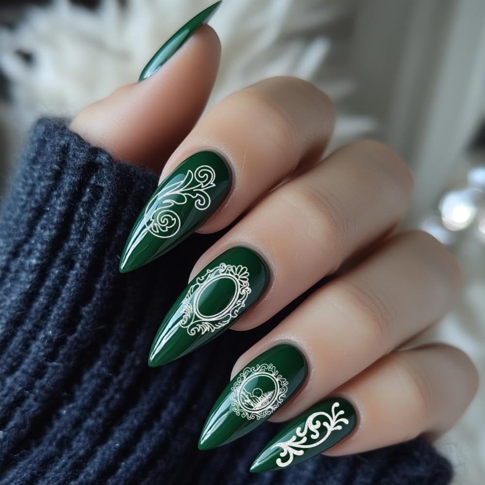 3pcs Vintage Picture Frame Nai - đánh giá và giá Nail Art Motif