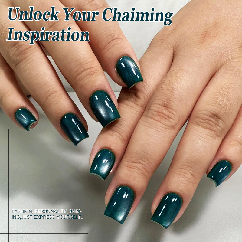 8ml Emerald Green Crystal Cat  - đánh giá và giá Nail Art Emerald Green