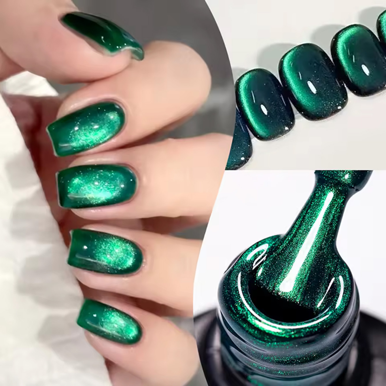 MAINEL 10ML 1Pcs High Saturati - đánh giá và giá Nail Art Emerald Green