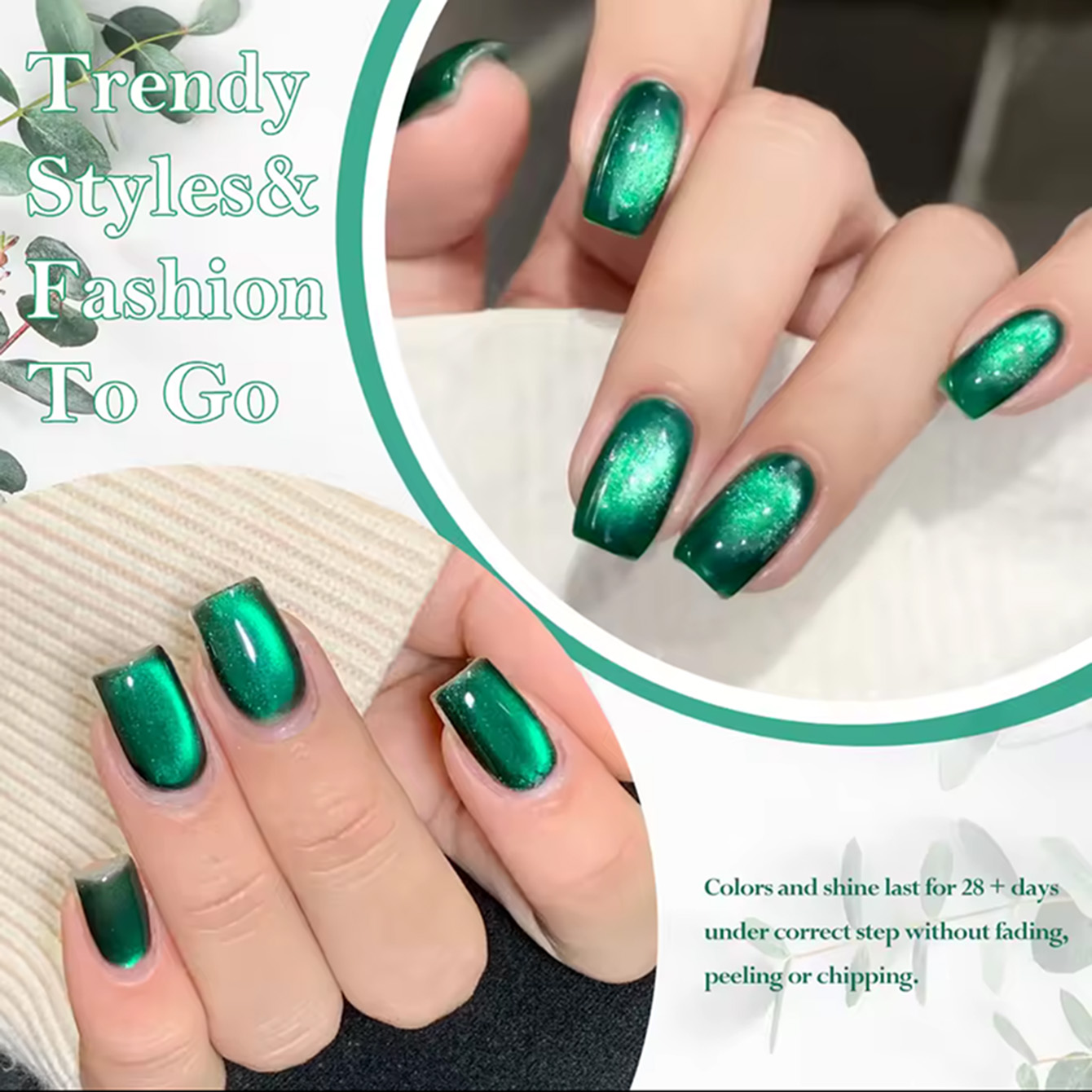 MAINEL 10ML 1Pcs High Saturati - đánh giá và giá Nail Art Emerald Green