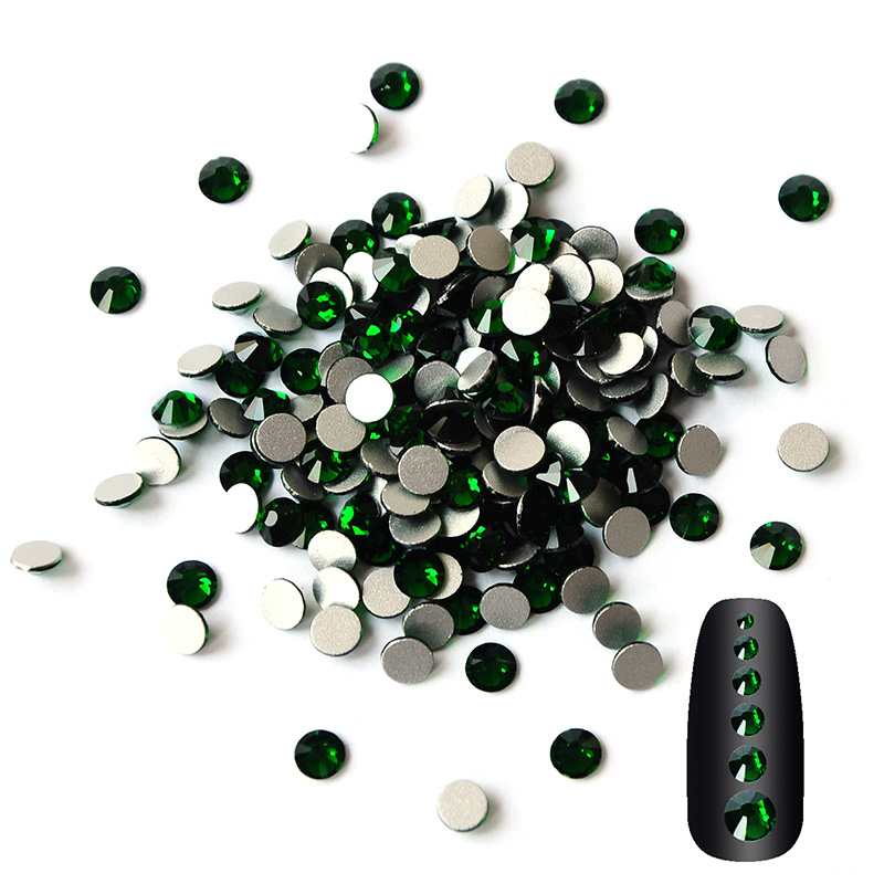 Emerald Green Nail Art Rhinest - đánh giá và giá Nail Art Emerald Green