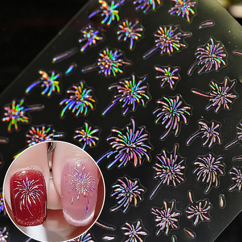 1PC Laser Fire Work Nail Stick - đánh giá và giá Nail Art France