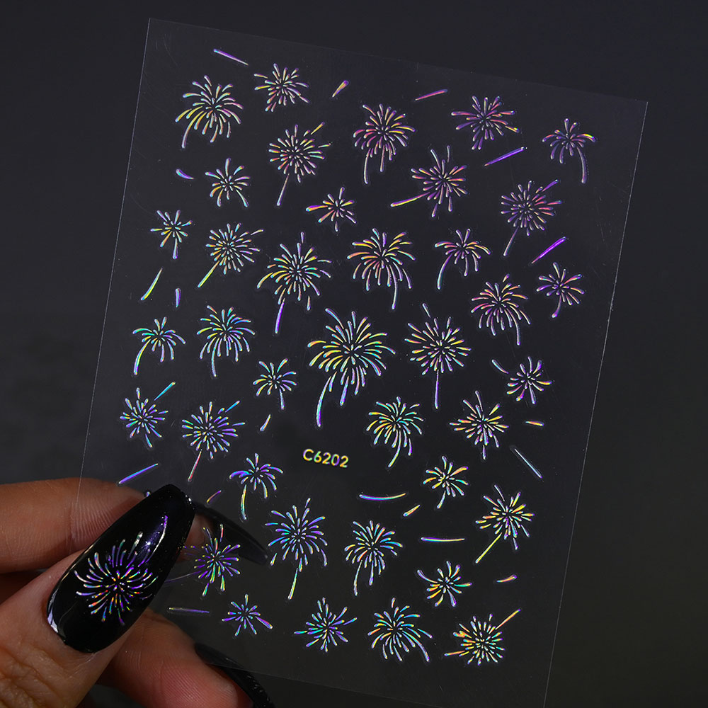 1PC Laser Fire Work Nail Stick - đánh giá và giá Nail Art France
