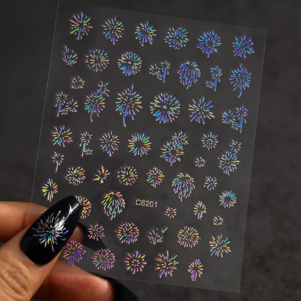 1PC Laser Fire Work Nail Stick - đánh giá và giá Nail Art France