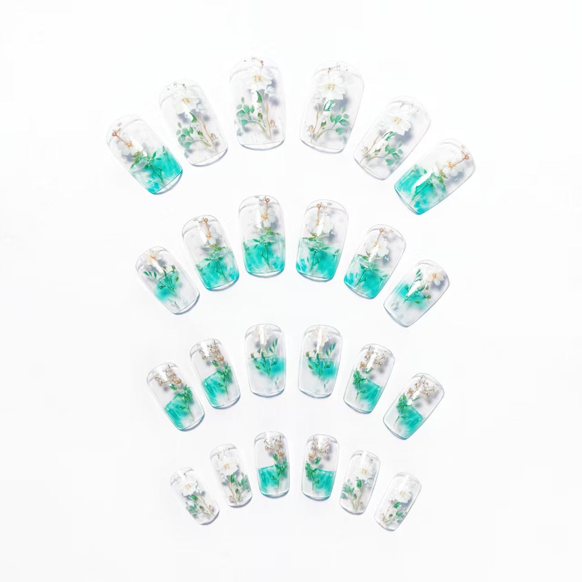 Medium fake nails for women gi - đánh giá và giá Nail Art Flower