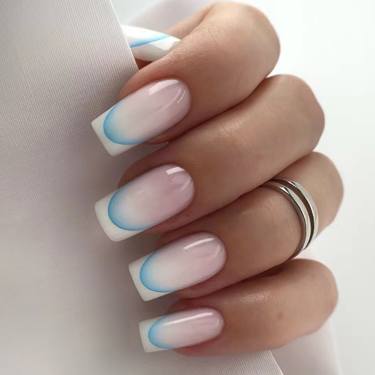 24pcs Finished Fake Nails Fren - đánh giá và giá Nail Art Red