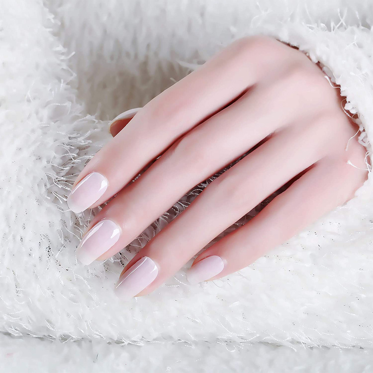 600Pcs False Nails Natural Col - đánh giá và giá Nail Art Natural Simple