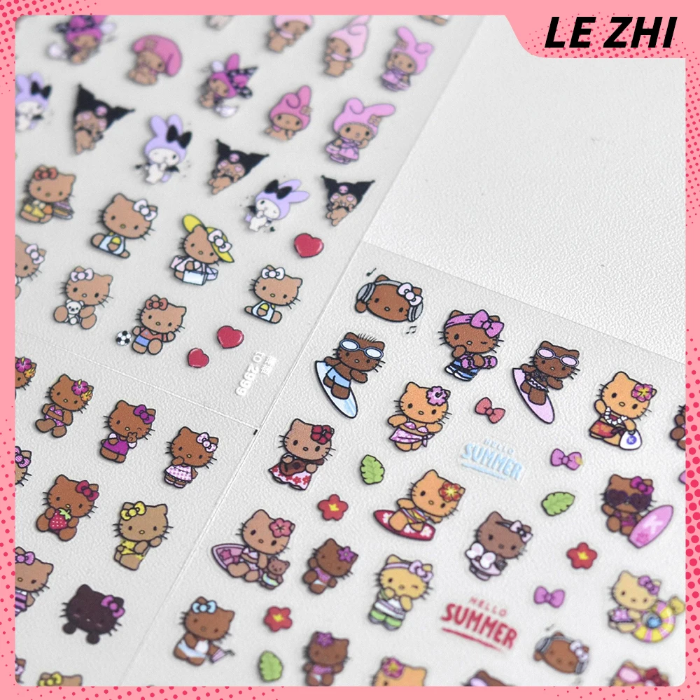 Kawaii Cartoon Nail Art Sticke - đánh giá và giá Nail Art Motif